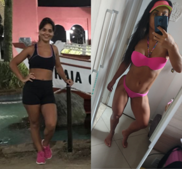 Antes e depois com acompanhamento personalizado